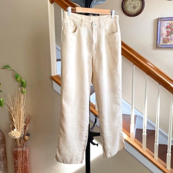 Ralph Lauren Pants - Ralph Lauren Jeans Women's 100% Linen High Waist Pants Size 6